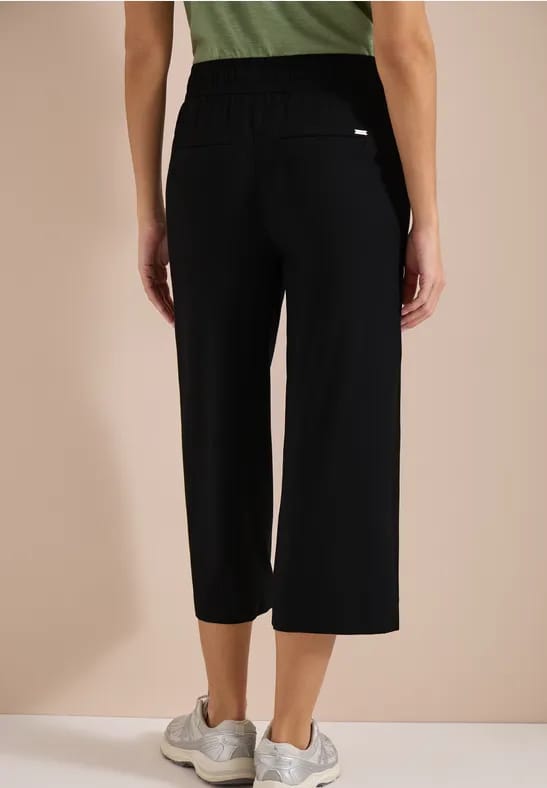 3/4 broek met wijde pijpen in Loose Fit