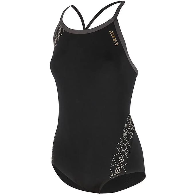 Dames zwempak uit 1 stuk Zone3 Iconic Bound Back