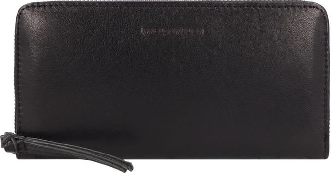 FREDsBRUDER Leren Portemonnee In My Pocket Ziparound Wallet Black Zwart