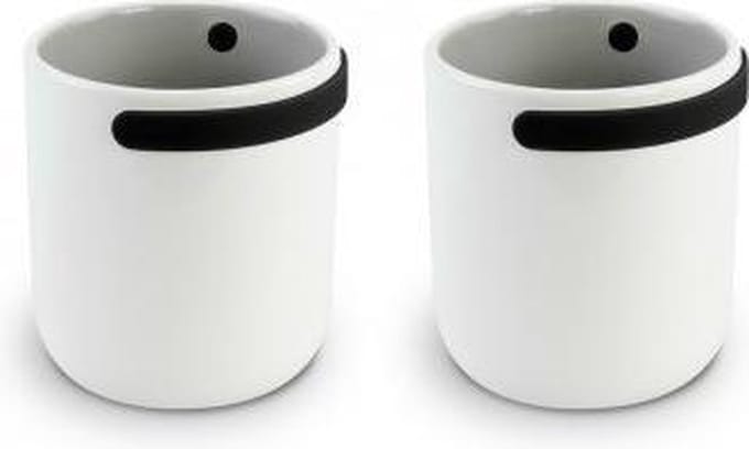 Cookut Keuken Promenade Mok Met Handgreep Set Van 2 Stuks Zwart