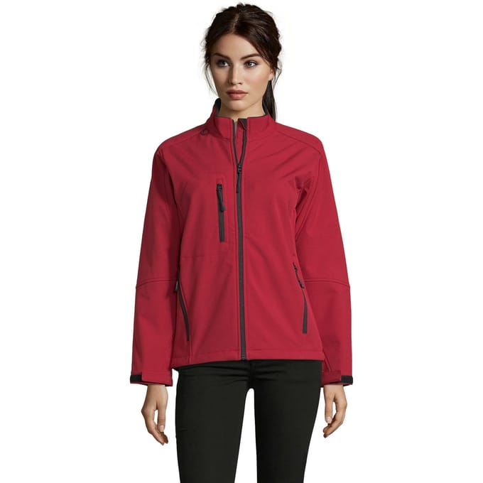 SOLS Dames/Dames Roxy Soft Shell Jas (Peperrood)
