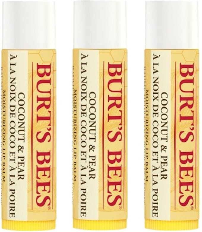 BURT'S BEES - Lip Balm Coconut & Pear - 3 Pak