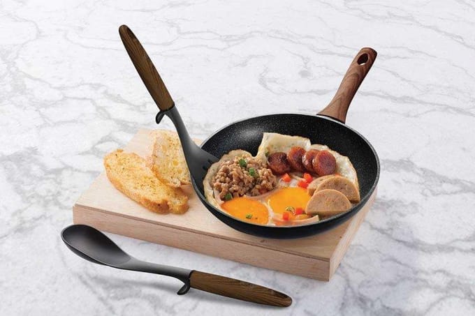 Granit Pannenkoek 20cm - Inductie & Gas - Zwart
