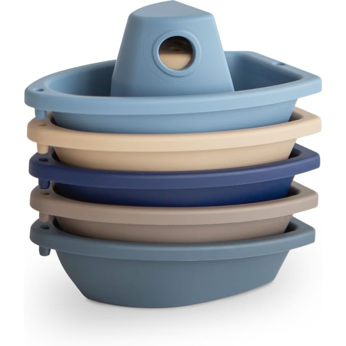 Mushie Badspeeltjes - Bath Boats - Set van 5