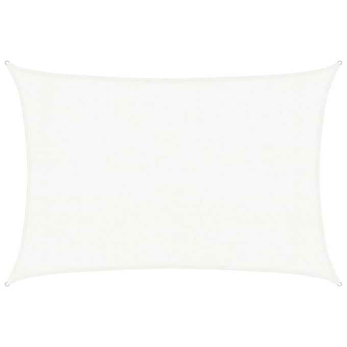 vidaXL - Zonnezeil - 160 - g/m² - 3x4,5 - m - HDPE - wit