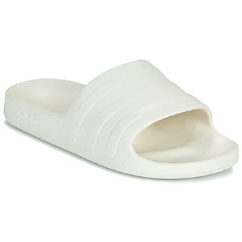 Adidas adilette Slippers en Sandalen Dames - Wit - Maat 42 2/3 - Mesh/Synthetisch
