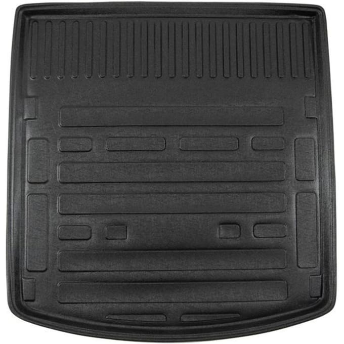 Bac de coffre sur mesure - SCOUTT - Seat Exeo 2008-2013 Berlina - Antidérapant - Bords hauts - TPE noir