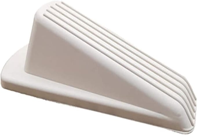 Rubberen deurstopper - Deurwig - Deuren Open Houden - Dubbele anti-slip - 3 stuks - Wit