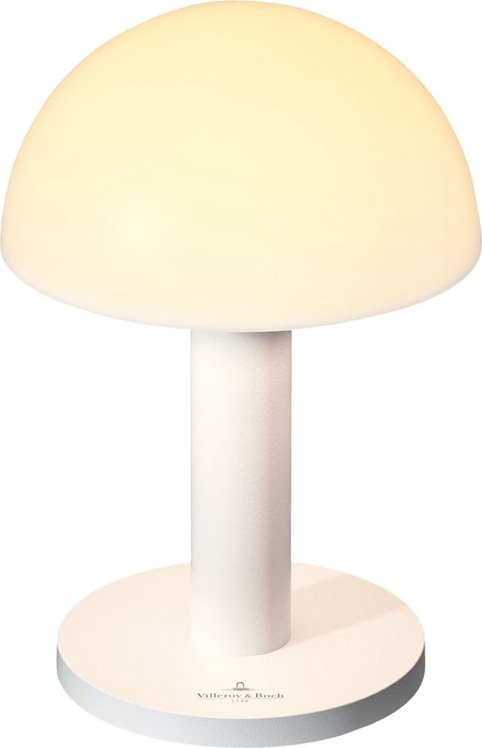 Villeroy & Boch tafellamp | Bergamo | Oplaadbaar | Wit