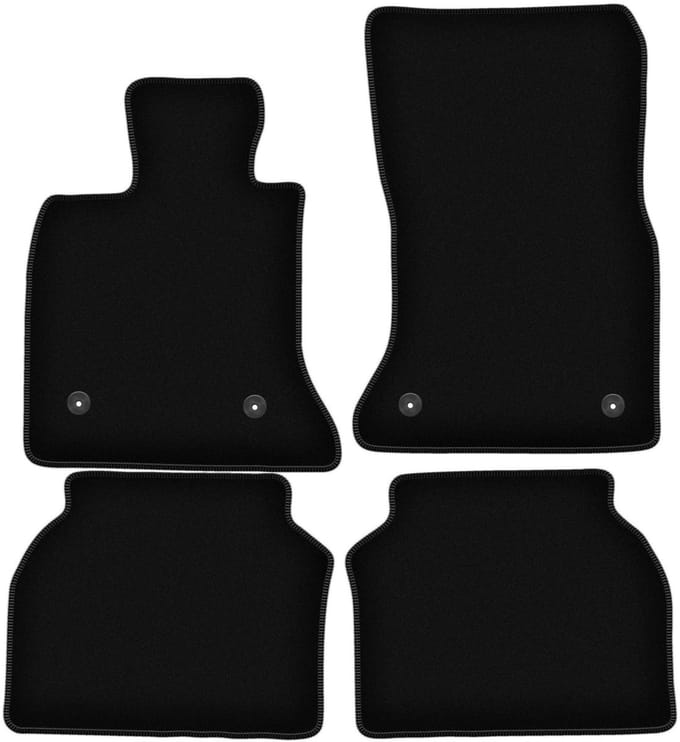BASIC zwarte veloursmatten voor: BMW 5 GT F07 liftback (2009-2017)
