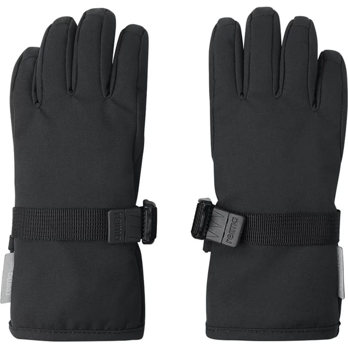 Reima Tartu, skihandschoenen, kinderen, zwart