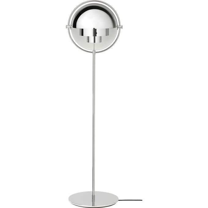 Gubi - Multi-Lite Vloerlamp - Chroom - chroomkleurig - zwart