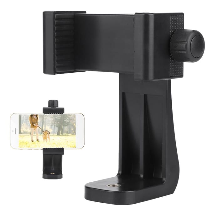 Universele 360 graden Rotatie Mobiele Telefoon Clip Statief Mount Adapter Houder Beugel voor iPhone voor black