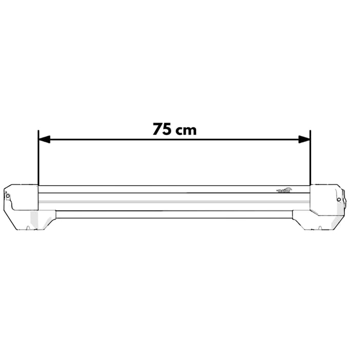 HAKR skirek 6 paar ski-houder 4 planken Aluminium Zwart