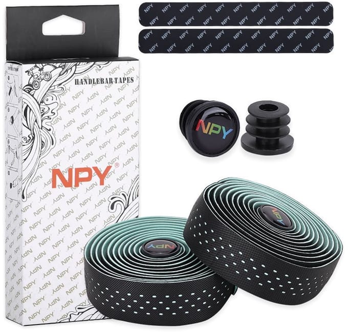Cloudy - Stuurtape - Stuurlint - Antislip - PU+eva - Lengte: 200cm x 3cm x 3mm - Lichtblauw