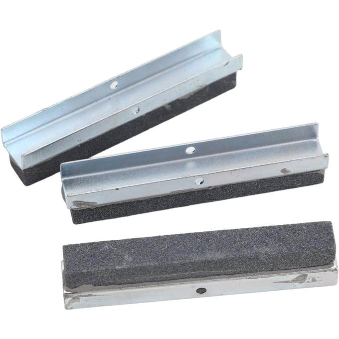 3 PIÈCES Pierre d'affûtage de cylindre moteur Construction robuste et résistante Outil à 3 mâchoires pour affûtage de cylindre 2 pouces