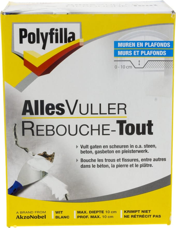 Polyfilla - Allesvuller (Poeder) - Wit - 750 G
