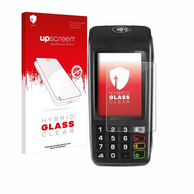 upscreen - Screenprotector voor ingenico Move/5000 - Folie Beschermfolie Beschermglas transparant