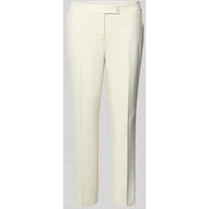 regular fit stoffen broek van viscosemix model 'TAPRIA-CROP'