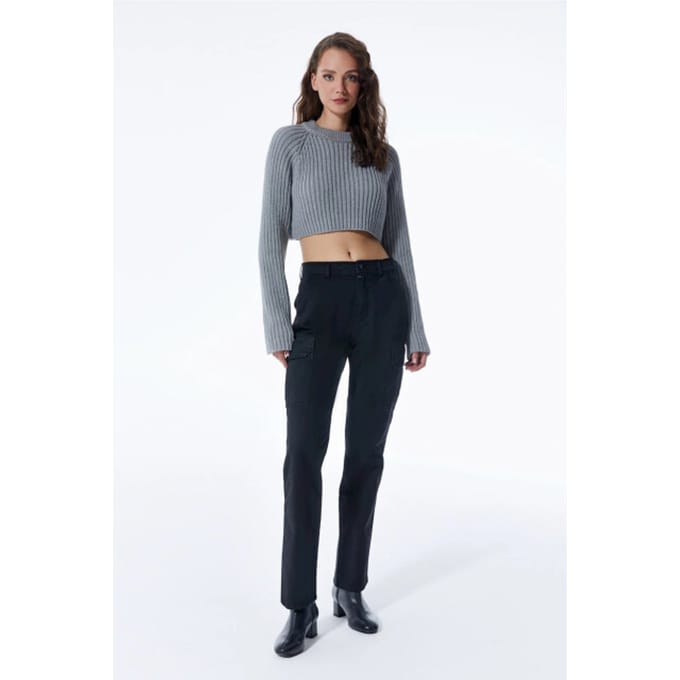 Cup of Joe Straight cargo; %97 co-%3 ea; 3; denim black denim