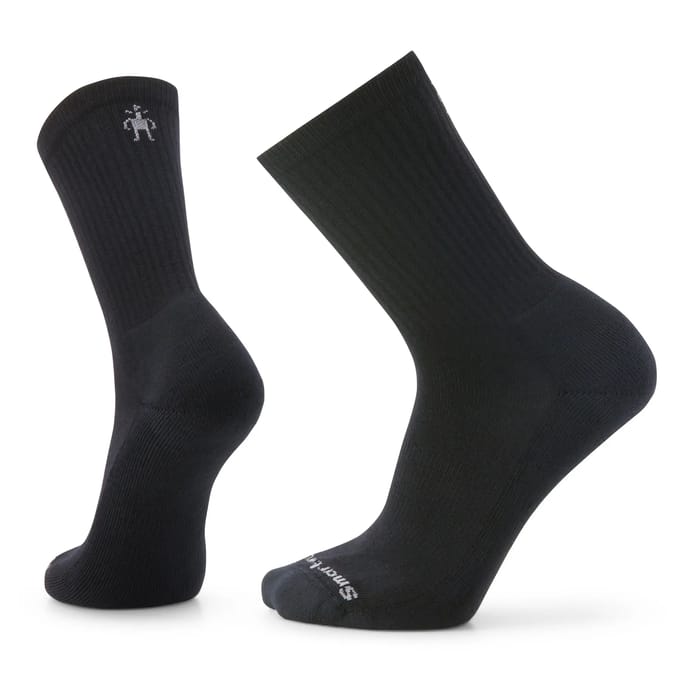 Smartwool Everyday Solid Rib Crew Sokken Zwart EU 42-45