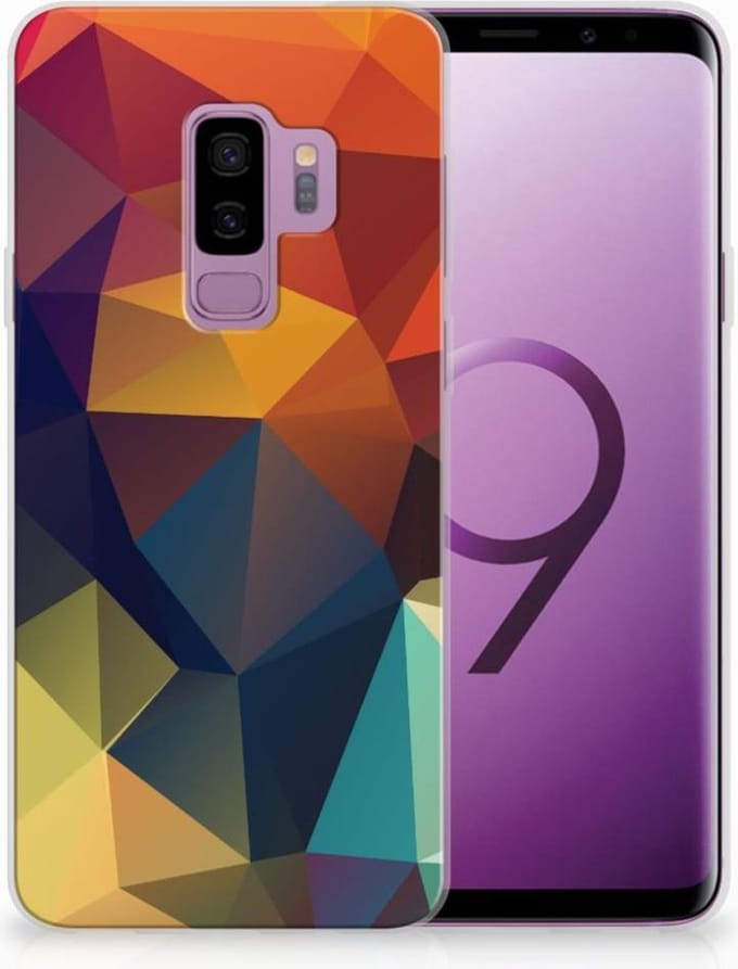 Samsung Galaxy S9 Plus TPU Hoesje Polygon Color