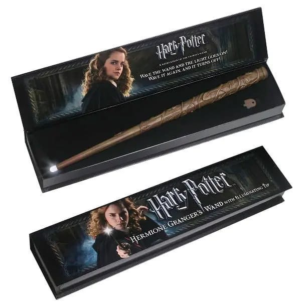 The Noble Collection Harry Potter - Illuminating Wand Hermione Granger 38 cm (Tover)staf - Bruin