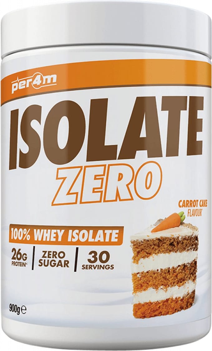 Per4m Whey Isolate Zero (900g) Carrot Cake - Eiwitten - Wei-eiwit isolaat