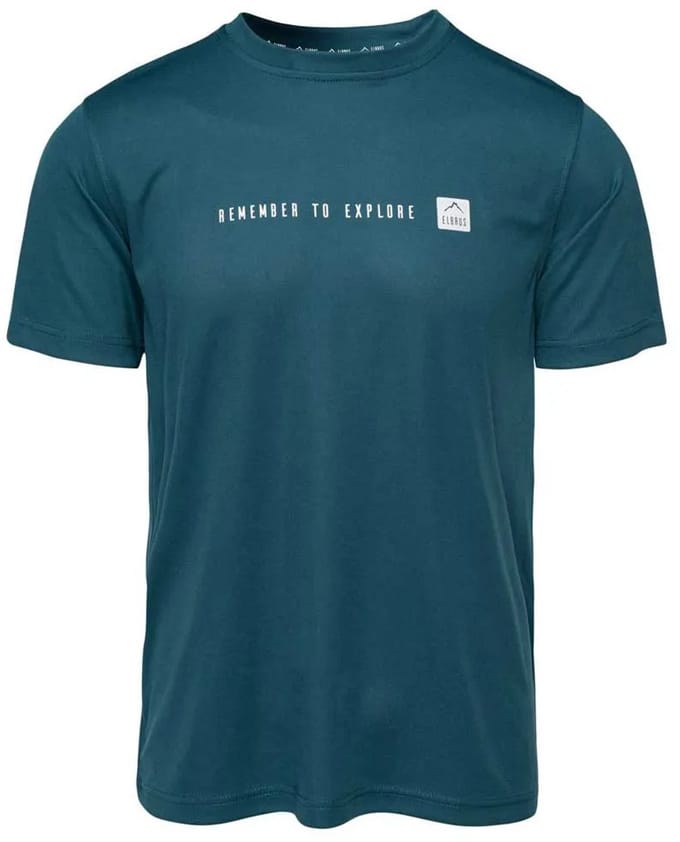 Elbrus Daven Ii T-shirt Met Korte Mouwen Blauw L Man