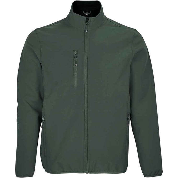 SOLS Heren Falcon Soft Shell Jas (Bosgroen)