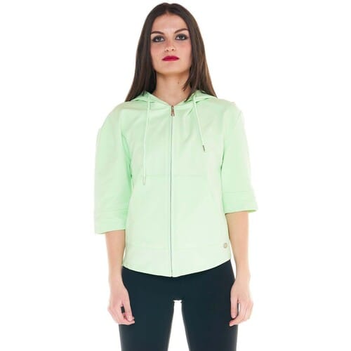 Capuchon sweaters Leone 1947 Woman Full Zip Basic