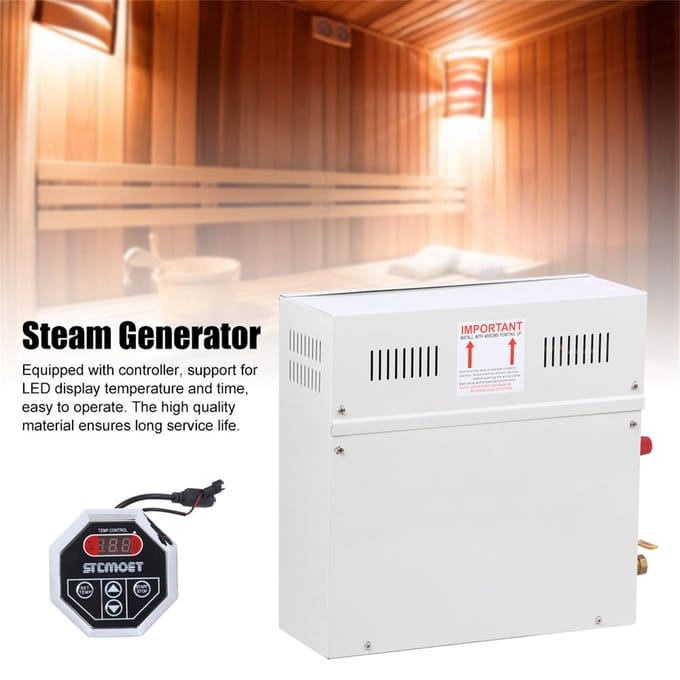 Générateur de vapeur de sauna 6KW avec contrôleur Accessoires d'équipement de bain de salle de sauna 220 ?240 V