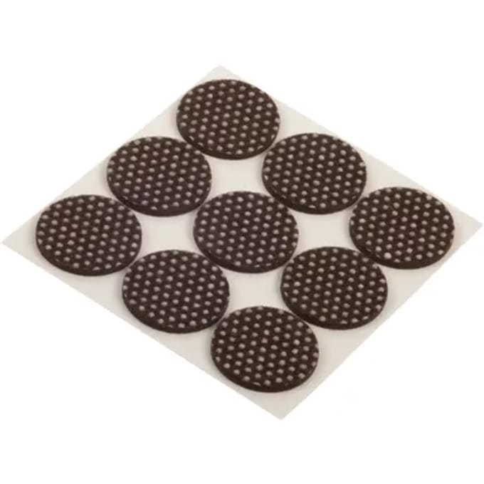 Fix-o-moll Antislip Viltpad - Zelfklevend - Vilt - Diam. 28mm - Rond - 9 Stuks