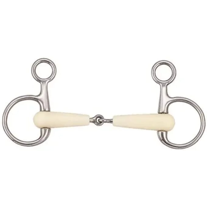 Enkelgebroken paardenbit Soyo Happy mouth