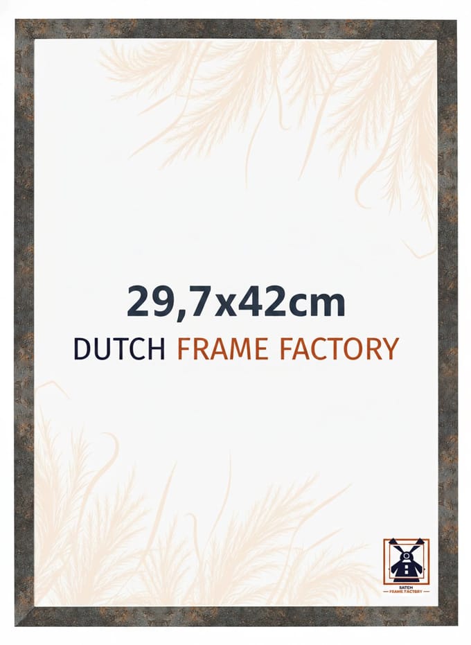 Fotolijst A3 29,7x42 cm - MDF - Geoxideerd Metaal - Benno