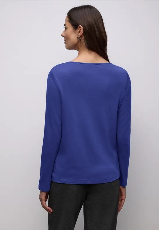 Shirt in effen kleur