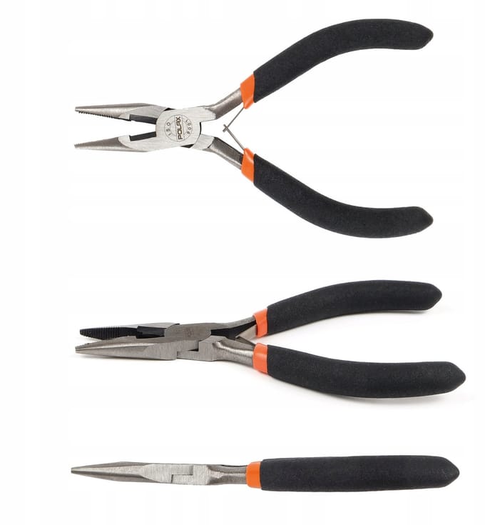 Polax Mini Lange Tang 125mm - Precisie en Grip