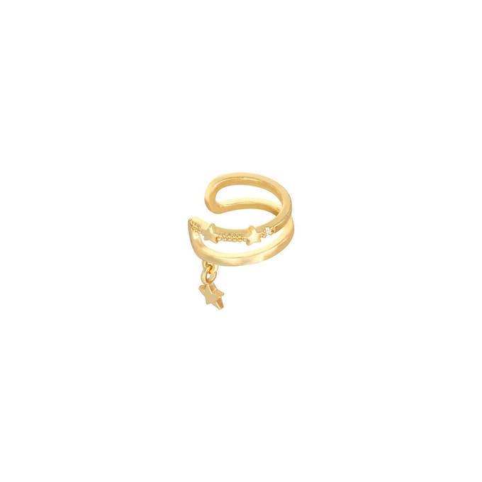 Earcuff Star | Goudkleurig | Koper | Cadeau voor haar | Kerst | Sinterklaas | Cadeau voor haar