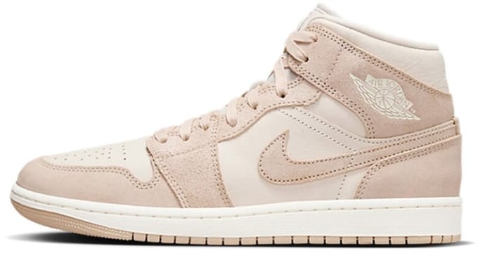 Sneakers Nike Baskets Air Jordan 1 Mid SE Legend Light Brown cuir