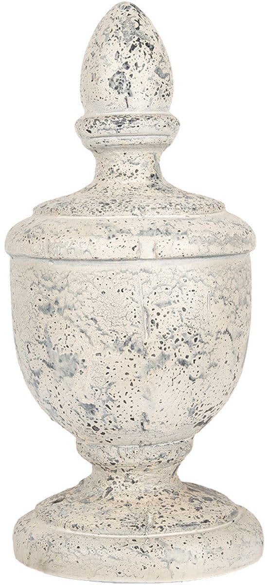 Clayre & Eef Decoratie Ornament Ø 22x48 cm Beige Keramisch materiaal