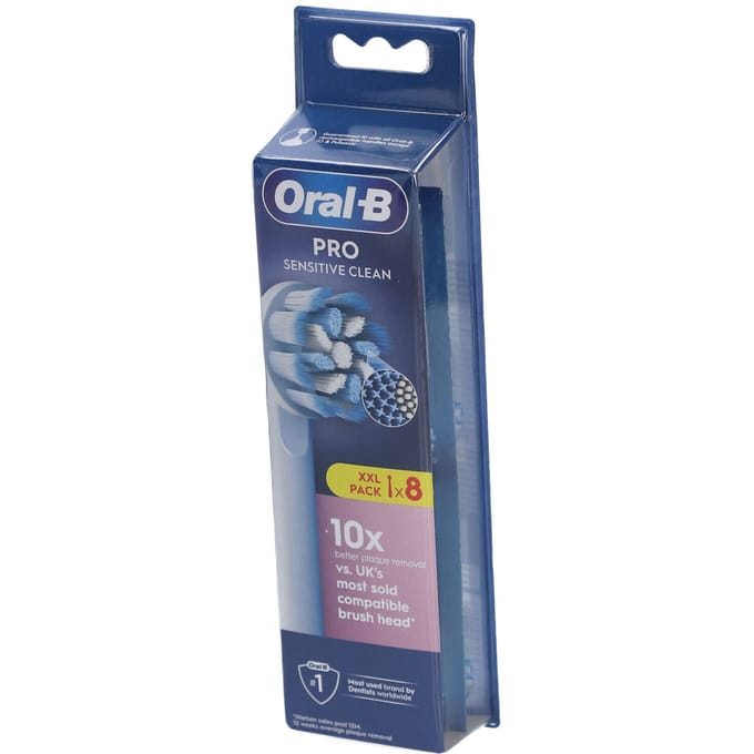 OralB Refill Sensitive Clean Xf Opzetborstels 8 Tandenborstel