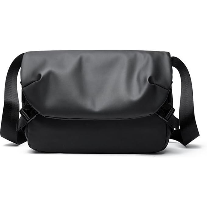 Crossbodytas, Functionele Grote Herentas met Eén Schouderband, Fietser Pendelaar Messenger Bag, Rugzak gray