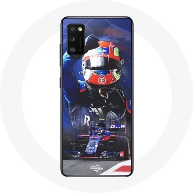 Coque pour Samsung Galaxy S20 plus Formule 1 Pierre Gasly Pilote automobile F1 Rouge Bleu