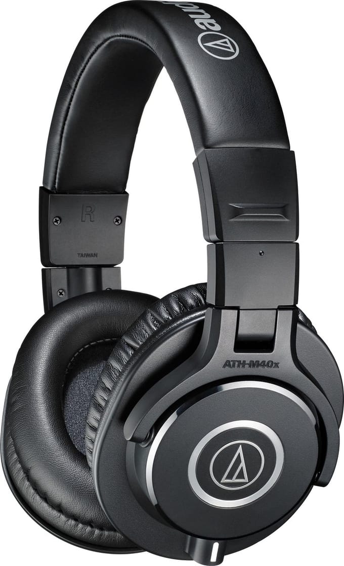 Audio Technica M40X - Over-ear koptelefoon - Zwart