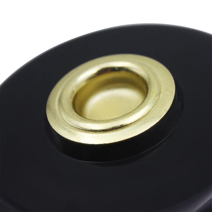 Cello Eindpin Stop Stopper Houder Ankerbeschermer Antislip met metalen oog gray
