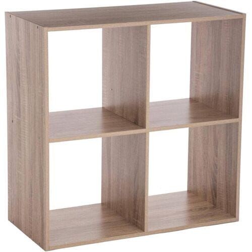 4-VAKS KAST - HOUT - NATUREL 67,6X32X67,6 CM