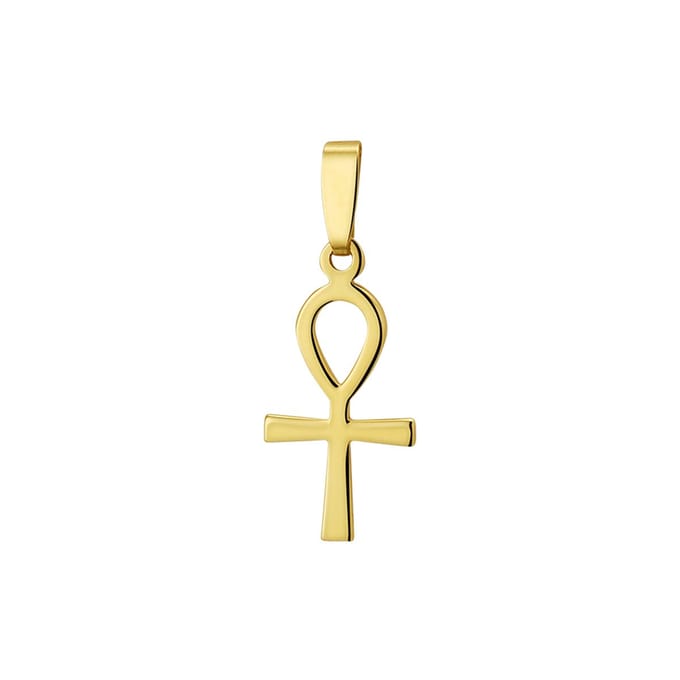 Marie-Celeste Hanger Ankh Kruis - Goud