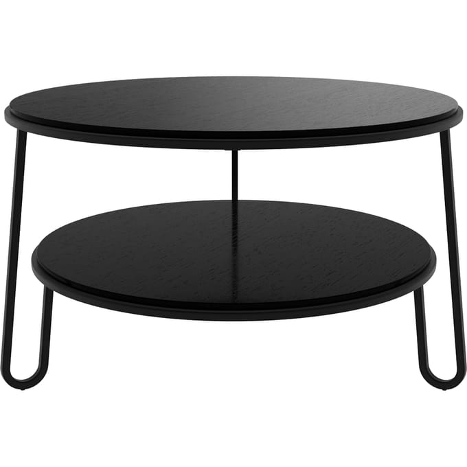 Harto Eugenie salontafel  - eiken zwart - 70 cm