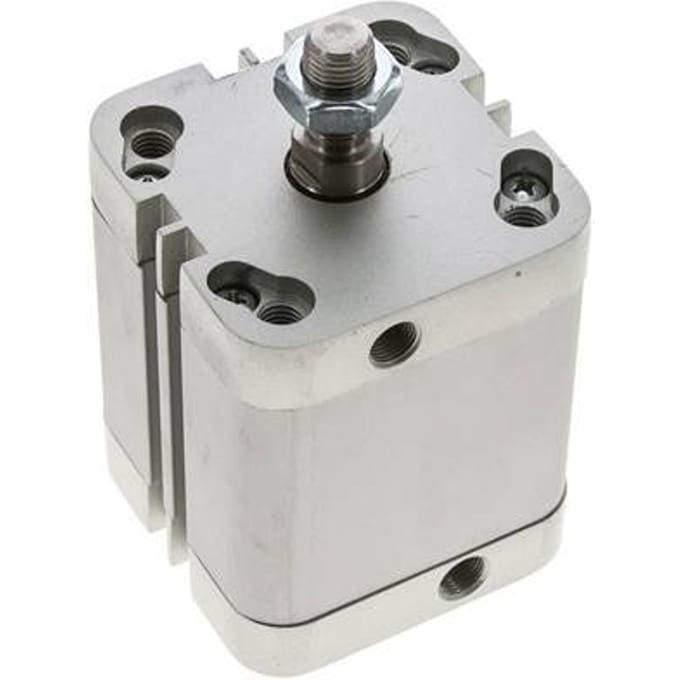 ISO 21287 Compacte Dubbelwerkende Cilinder 50-40mm - Magnetisch - Mannelijke Stang