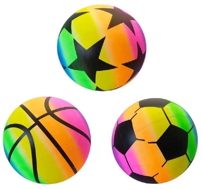 Duckiez Beachbal Jongen 23cm In Netje - 10 stuks